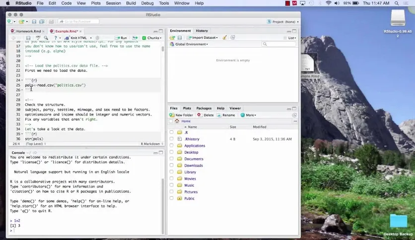 RStudio Desktop for MacOS Download (Latest 2026)